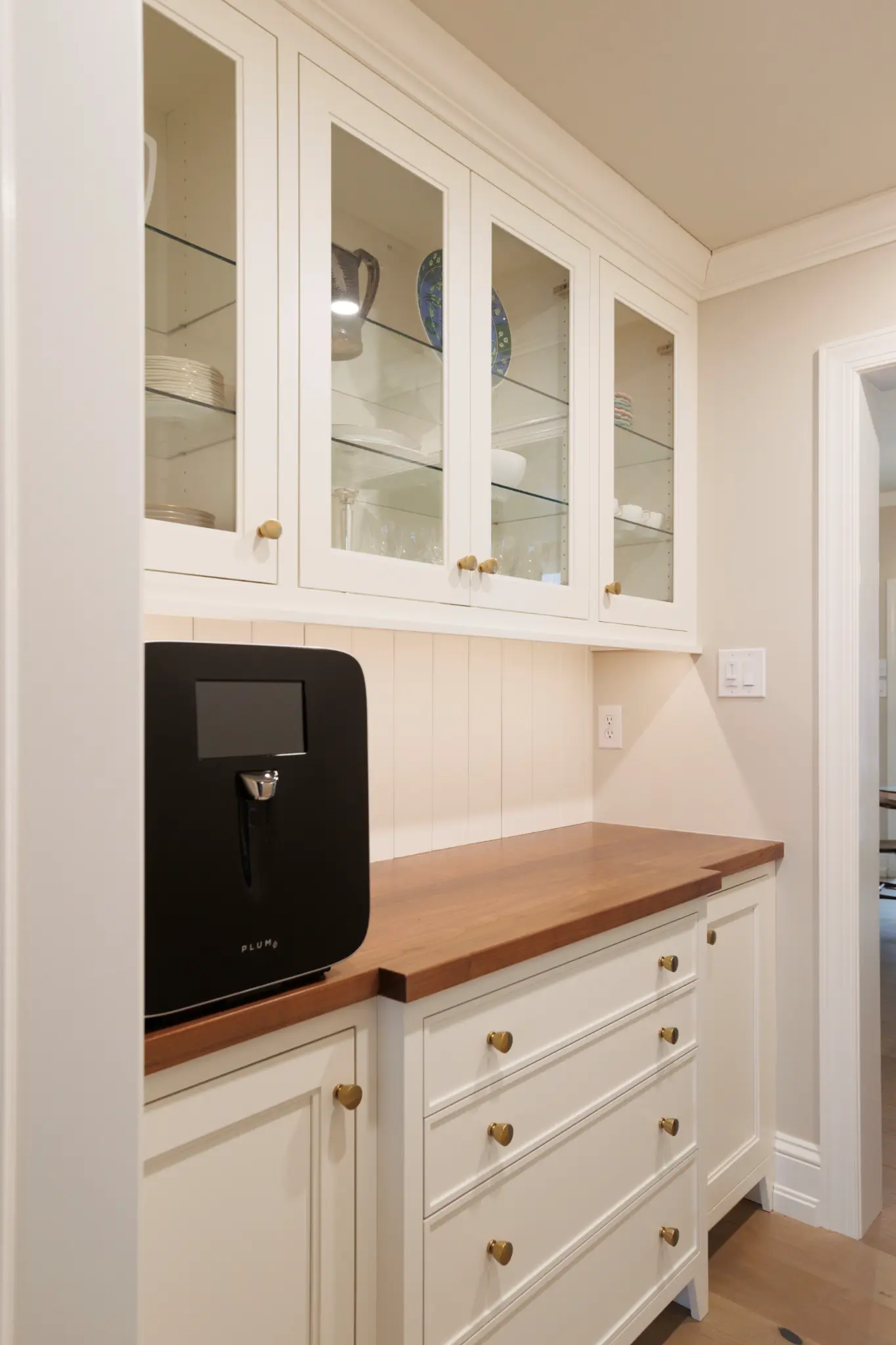 Custom butler's pantry cabinetry